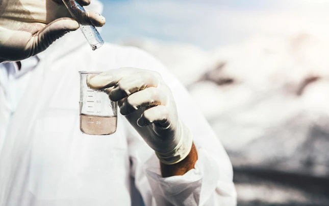 Scientist Taking Water Sample